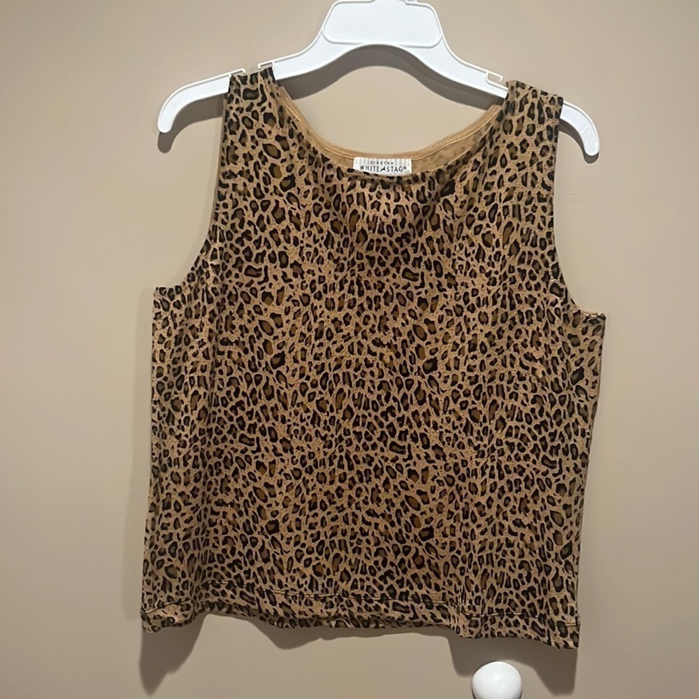Cute Little Animal Print Knit Cami!!! Excellent Condition